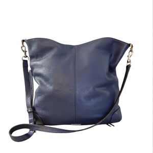 Rebecca Minkoff Regan Leather Crossbody Shoulder Bag Twilight (Navy Blue)